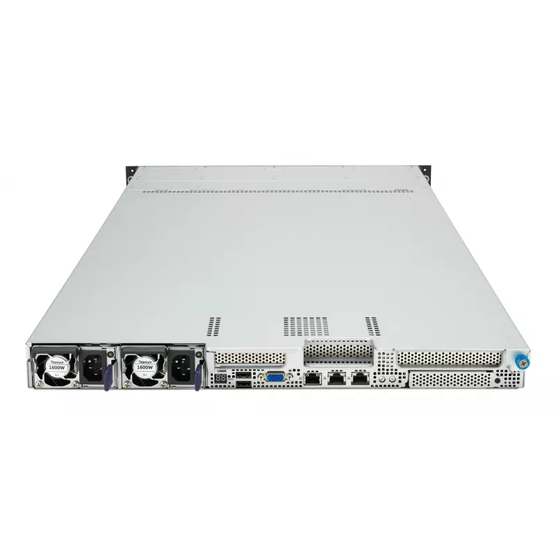 ASUS RS501A-E12-RS4 LGA 6096 Rack (1U) Must, Hõbedane
