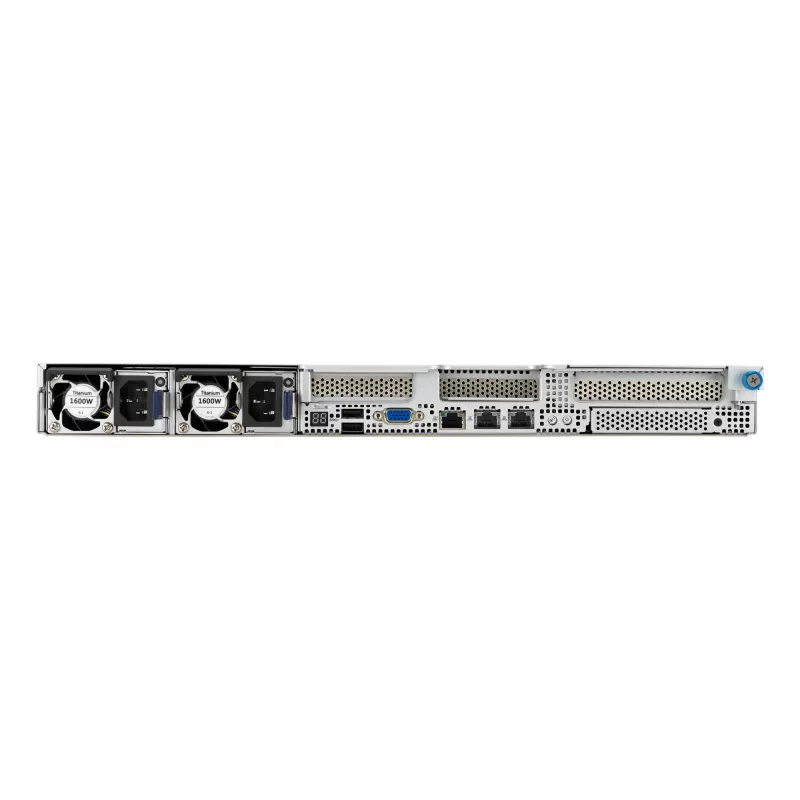 ASUS RS501A-E12-RS4 LGA 6096 Rack (1U) Must, Hõbedane