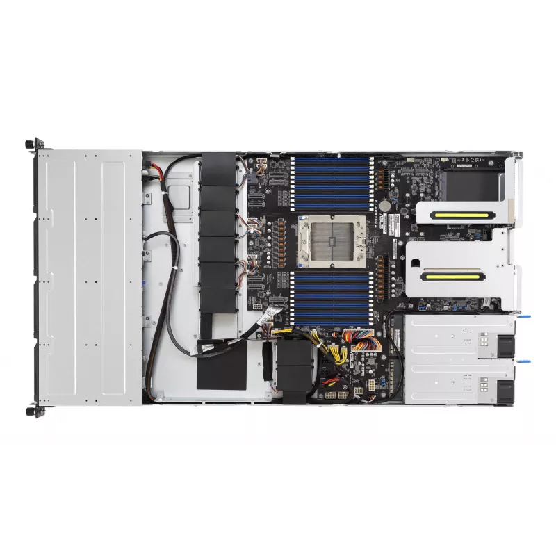 ASUS RS501A-E12-RS4 LGA 6096 Rack (1U) Must, Hõbedane