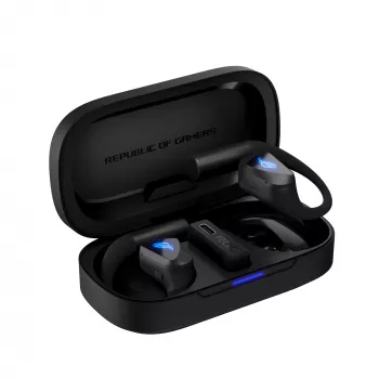 Peakomplekt ASUS ROG Cetra Open Wireless TWS Bluetooth kõrvaklambriga Must, 20–20000 Hz, 116 g