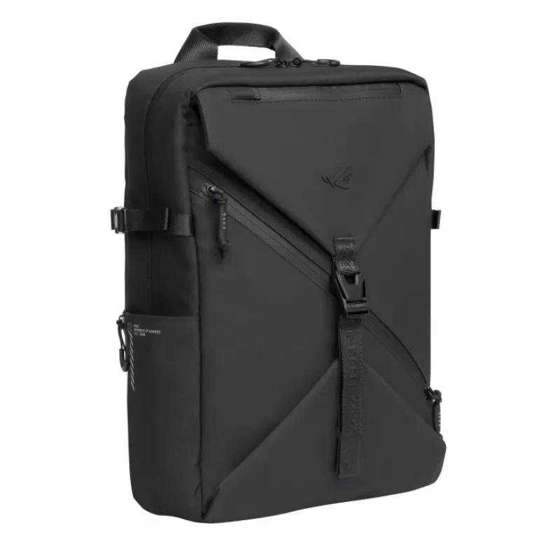 Seljakott sülearvutile ASUS ROG Archer Backpack 16 BP2600 — sobib 40,6 cm (16 tolli) sülearvutile, polüester ja nahk, must