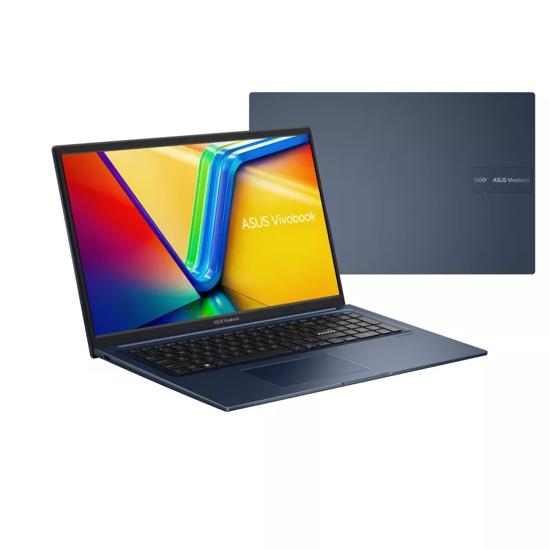 Sülearvuti ASUS Vivobook 17 X1704VA Intel Core 3 100U, 17.3 tolli FHD, 16 GB DDR5, 512 GB SSD, Wi‑Fi 6, Windows 11 Home, sinine