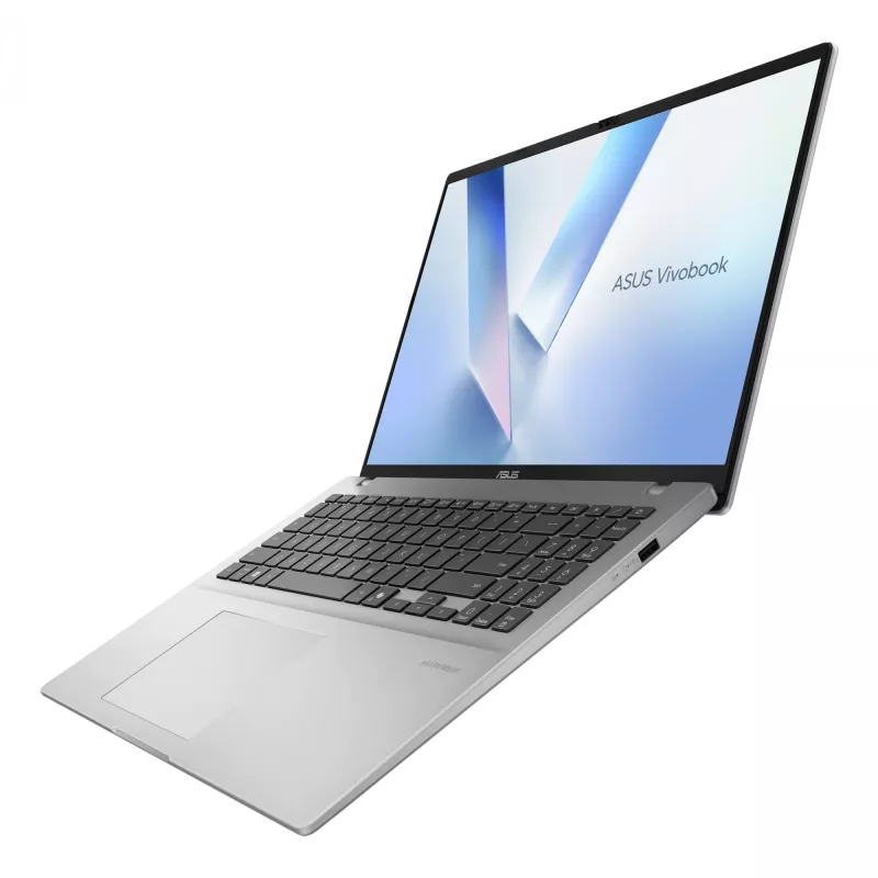 Sülearvuti ASUS Vivobook 16 M1607KA-MB186W — AMD Ryzen AI 5 330, 16-tolline WUXGA, 16 GB DDR5, 512 GB SSD, Windows 11 Home, hõbedane