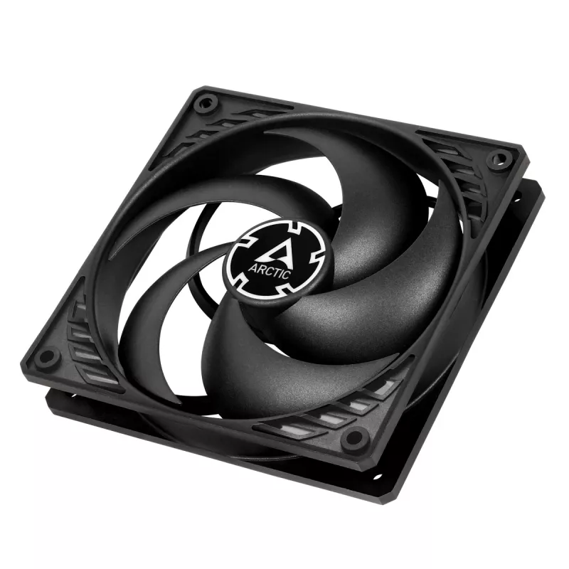 ARCTIC P12 PWM PST (must/must) rõhuoptimeeritud 120 mm ventilaator koos PWM PST-ga
