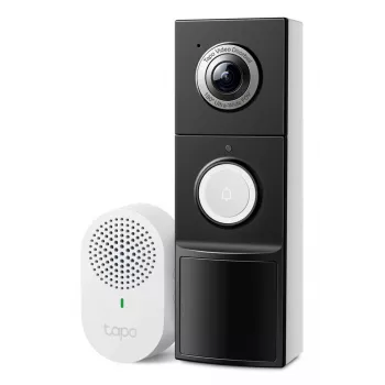 TP-Link Tapo video uksekella kaamera 1 × D235, 1 × D100C, Must, Valge, IP66, 130°, IR, Seinale, CE, RoHS, RCM,R-NZ,FCC, EAC, Triman, UKCA