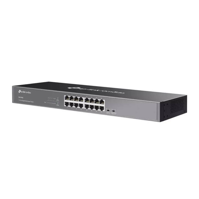 TP-Link Omada DS1016G võrgulüliti Haldamata Gigabit Ethernet (10/100/1000) 1U Must