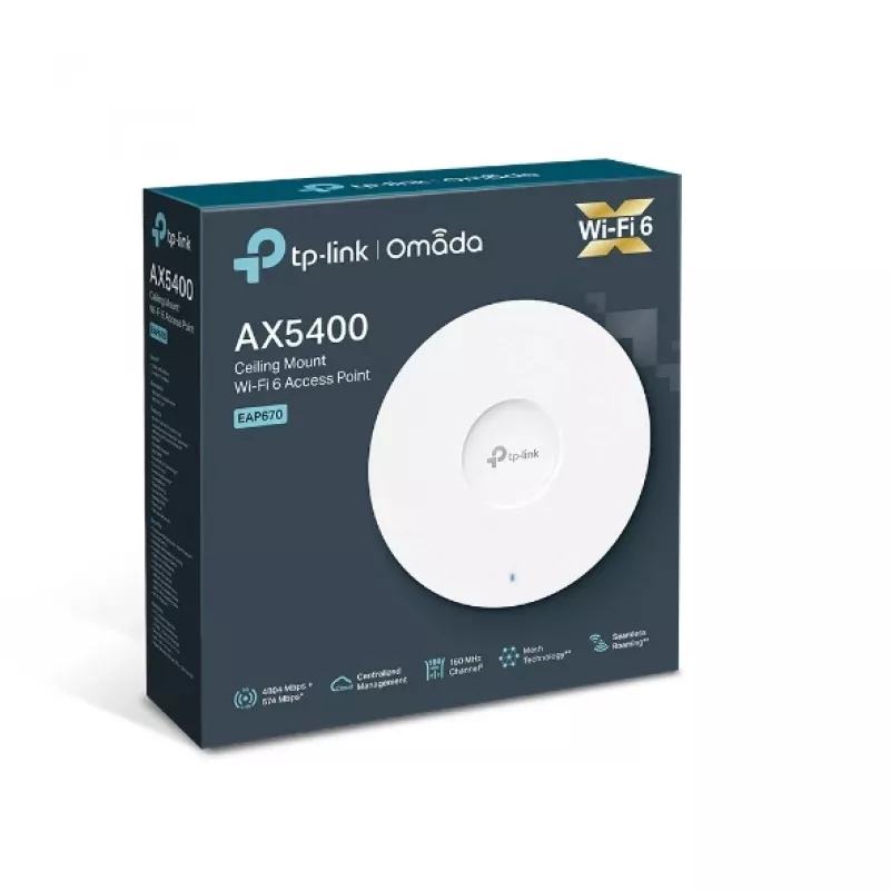 Pöörduspunkt TP-Link Omada AX5400 Wi-Fi 6 2,4 GHz 5 GHz