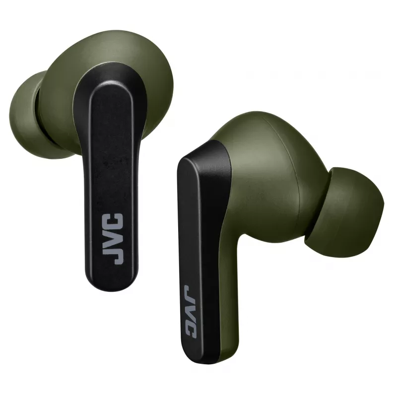 JVC Powerful Sound TWS roheline, True Wireless Stereo (TWS), 20 - 20000 Hz, kõned/muusika, 8.2 g, peakomplekt, roheline