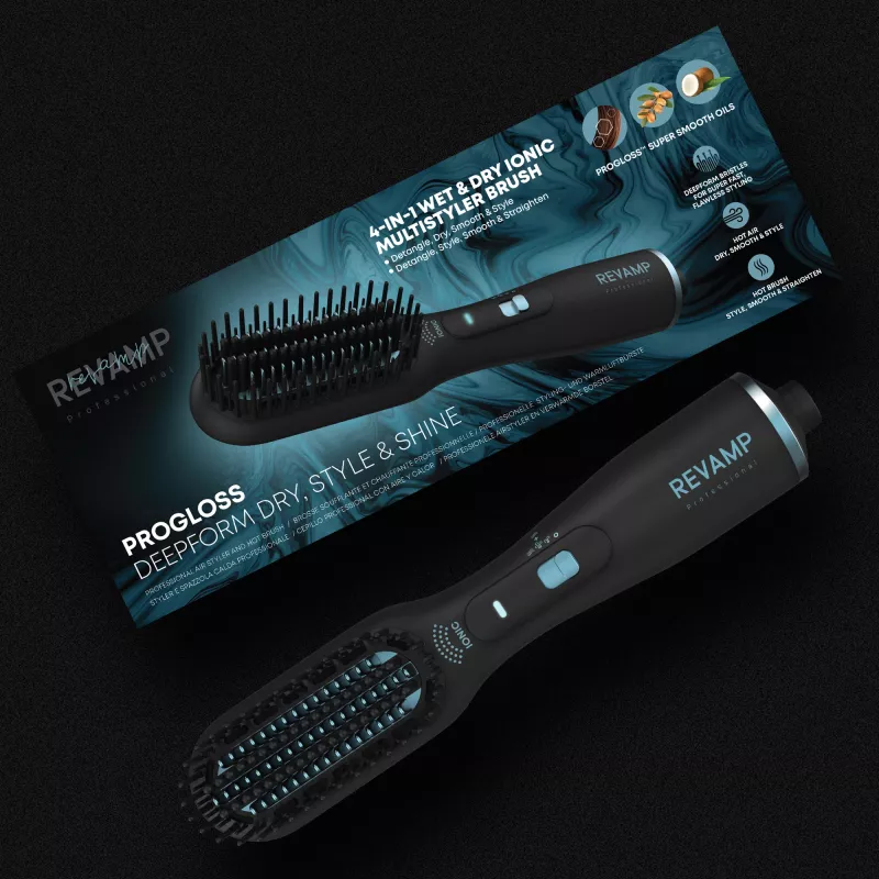 Revamp Progloss Deepform sirge & Style Blow kuum õhuhari Must 550 W 3 m