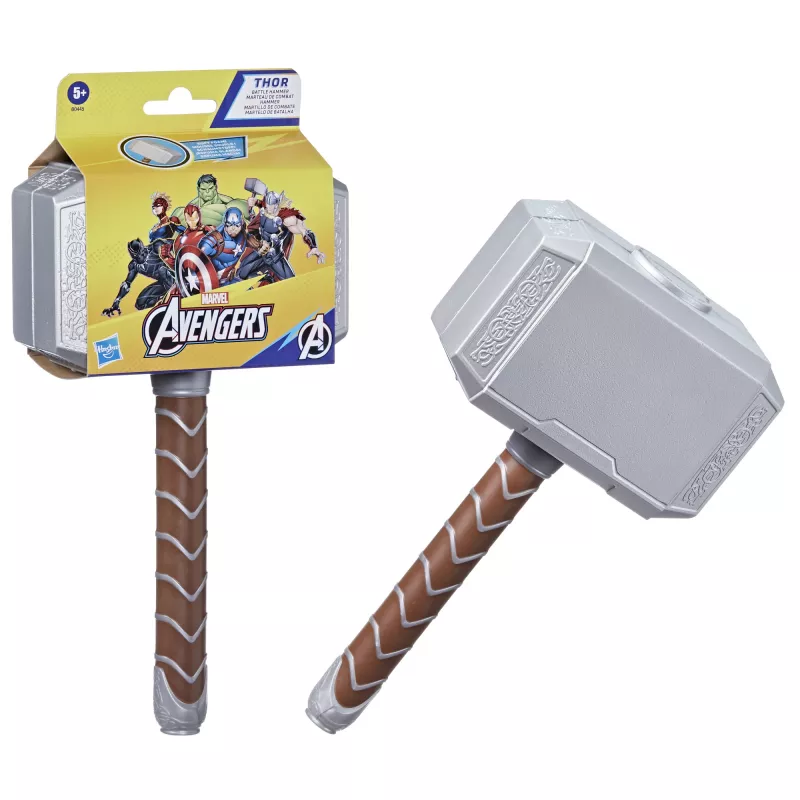 Marvel Avengers Thor Battle Hammer Rollimänguasi lastele 5+, Seiklus, 5 a
