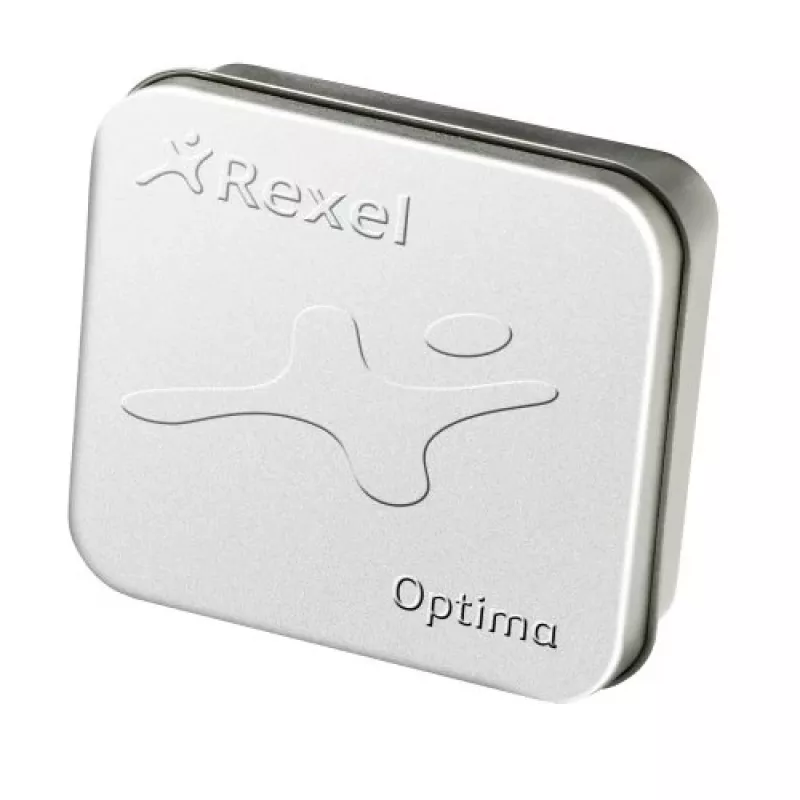 Rexel Optima klambrid nr 56 pakk 3750, klambripakk, 3600 klambrit, kinnitamine, teras, hõbedane, paber