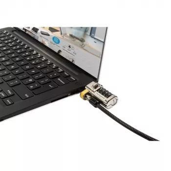 DELL 461-AAEU kaablilukk Must, Roostevaba teras 1,8 m