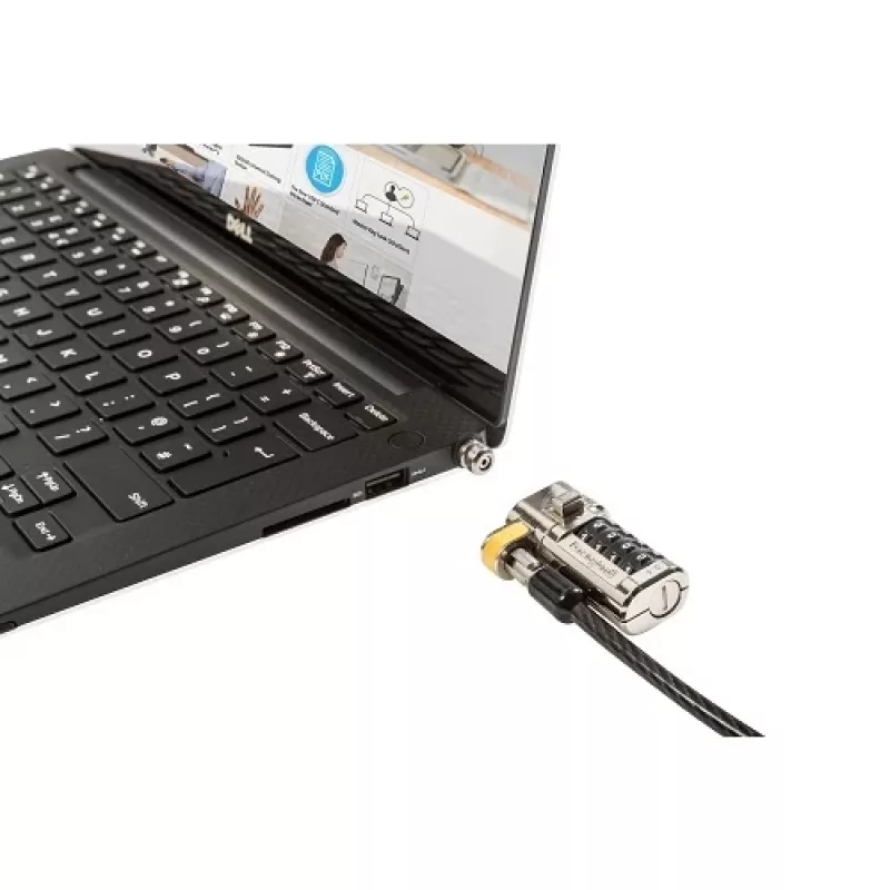 DELL 461-AAEU kaablilukk Must, Roostevaba teras 1,8 m