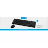 Sandberg Wireless Office DesktopSet INT, juhtmevaba, RF Wireless, membraan, QWERTY, must, hiir kaasas