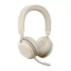 Jabra Evolve2 75 - USB-A MS Teams - Beež, juhtmevaba, kontor/kõnekeskus, 20 - 20000 Hz, 197 g, peakomplekt, beež