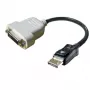 DisplayPort-DVI-D-kaabel DELL 023NVR 0.23 m must valge