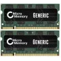 CoreParts MMG2491/4GB mälumoodul 2 x 2 GB DDR2 200-kontaktiline SO-DIMM