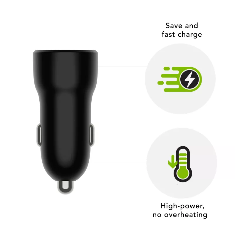 dbramante1928 re-charge - Auto laadija USB-C 30W - BLK, Auto, Sigaretisüütaja, Must