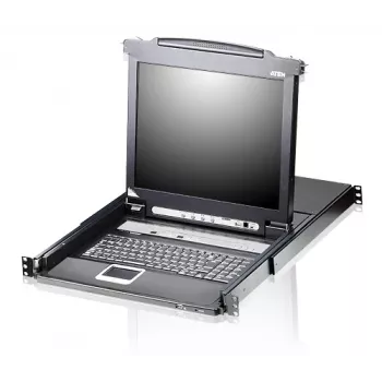KVM-lüliti ATEN CL5708N riiulipaigaldus Must USB 1280x1024