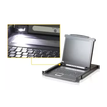 ATEN CL5716M-ATA-2XK06SG raamkonsool 43,2 cm (17 tolli) Must 1U