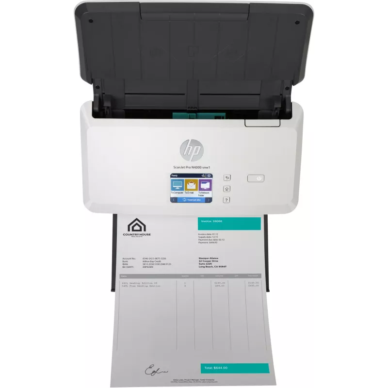 HP ScanJet Pro N4000 snw1 lehtskanner 600 x 600 DPI