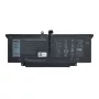 Asendusaku Dell sülearvutile WY9MP 4-elemendiline 52Wh (6500 mAh, 7,6V) Must