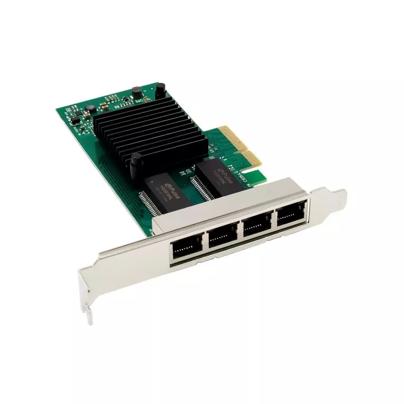 Võrgukaart MicroConnect I350-T4 PCIe x4 1GbE – 4-pordiline Gigabit Ethernet PCIe x4