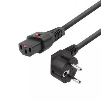 Toitekaabel MicroConnect MC-SCHC13-3 — IEC C13 kuni Schuko, 1,8 m