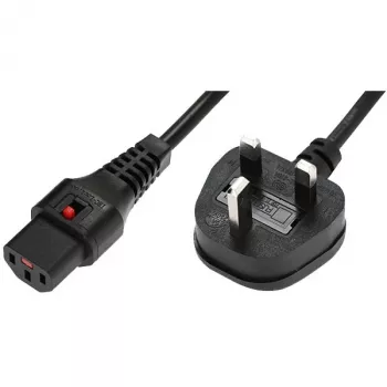 Toitejuhe MicroConnect UK tüüp G IEC C13 pistikule — vooluvõrgu juhe arvutitele ja välisseadmetele