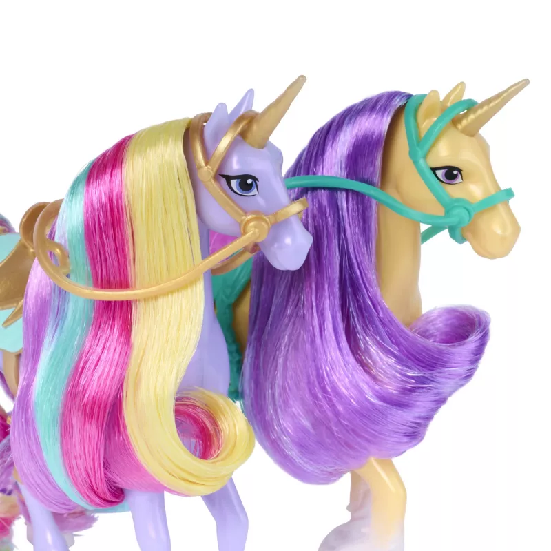 Unicorn Academy, Magic Unleashed seikluspakett, lihavõttekinkide idee, sisaldab Sophia, Ava, Ravenzella nukke, Wildstar, Leaf ükssarvikuid ja muud