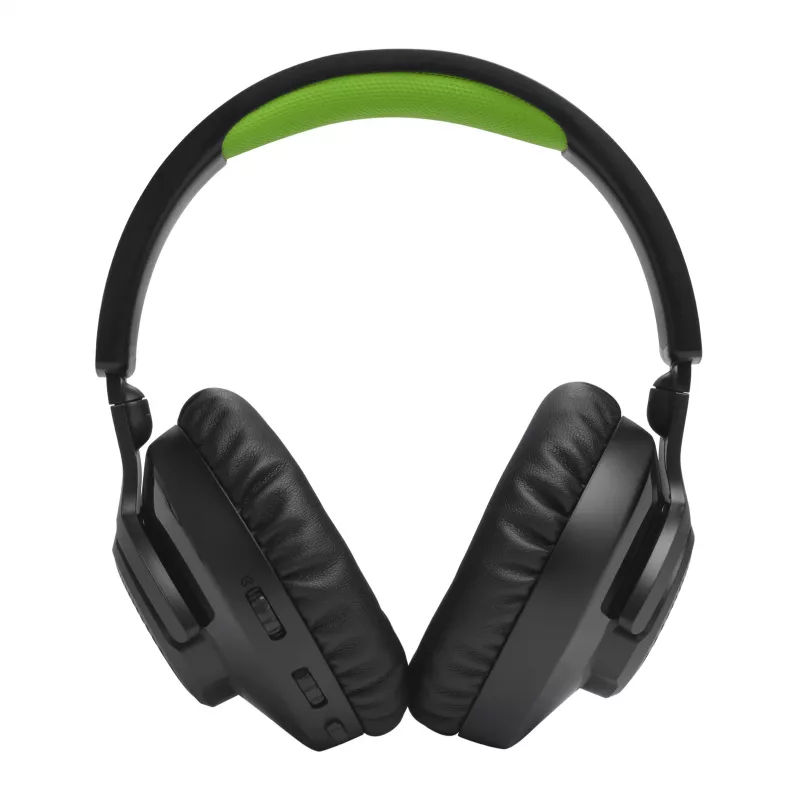 JBL Quantum 360X peakomplekt, juhtmevaba, peapael, mängimiseks, USB USB-C, Bluetooth, must, roheline
