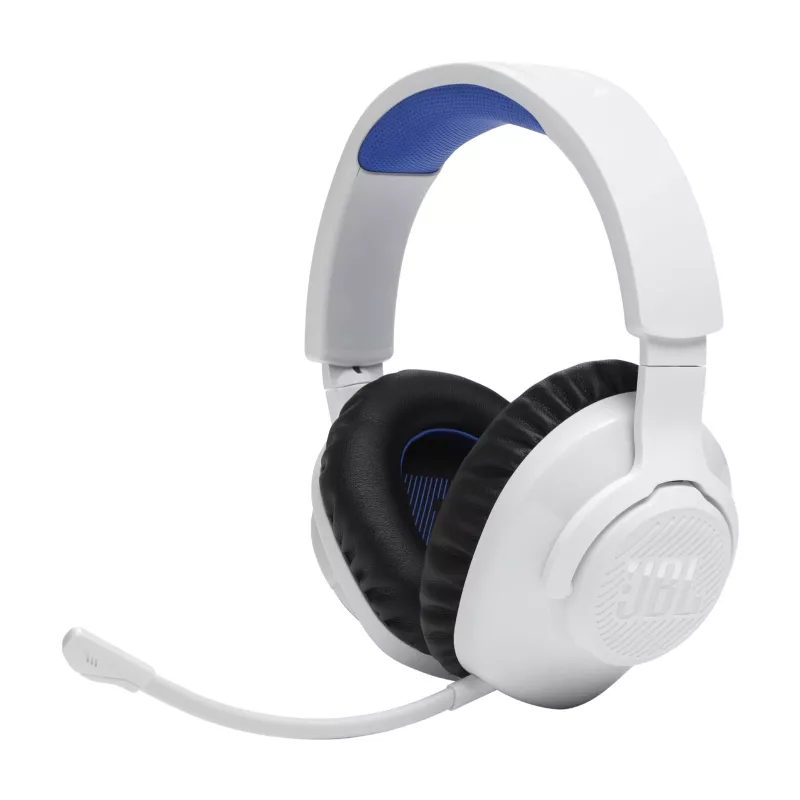 JBL Quantum 360P peakomplekt, juhtmevaba, peakomplekti tüüp: mänguri, USB USB-C, Bluetooth, sinine, valge