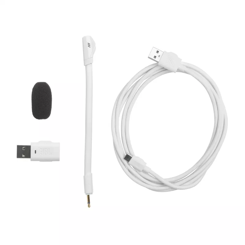 JBL Quantum 360P peakomplekt, juhtmevaba, peakomplekti tüüp: mänguri, USB USB-C, Bluetooth, sinine, valge