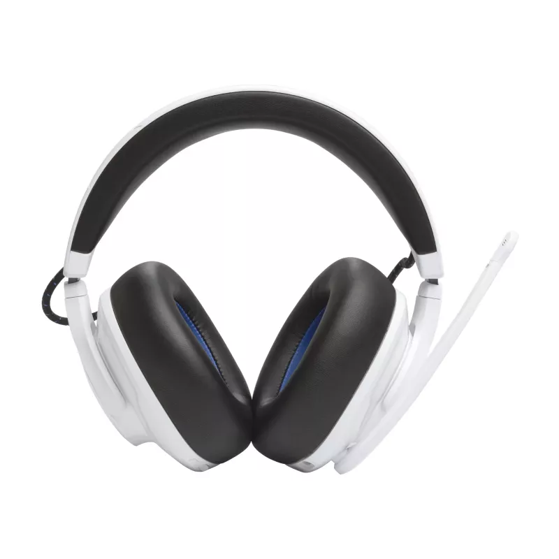 JBL Quantum 910P Peakomplekt Juhtmega ja juhtmevaba Peapael Mängimine USB USB-C Bluetooth Sinine, Valge
