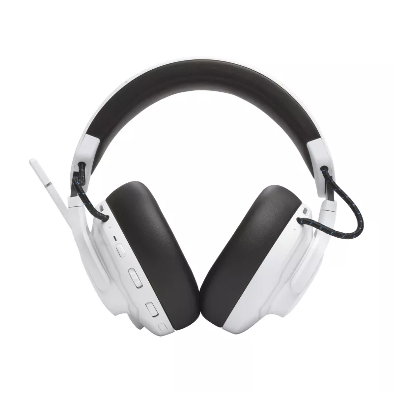 JBL Quantum 910P Peakomplekt Juhtmega ja juhtmevaba Peapael Mängimine USB USB-C Bluetooth Sinine, Valge