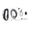 JBL Quantum 910P Peakomplekt Juhtmega ja juhtmevaba Peapael Mängimine USB USB-C Bluetooth Sinine, Valge