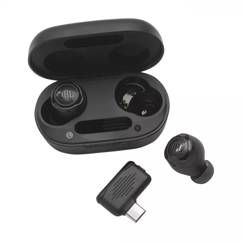 JBL Quantum TWS Air peakomplekt juhtmevaba kõrvasisene mängimiseks Bluetooth must