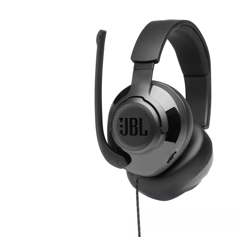 JBL Quantum 200 Must, juhtmega, 20 - 20000 Hz, mängimine, 248 g, kõrvaklapid, must