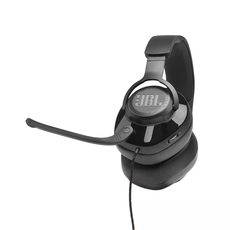 JBL Quantum 200 Must, juhtmega, 20 - 20000 Hz, mängimine, 248 g, kõrvaklapid, must