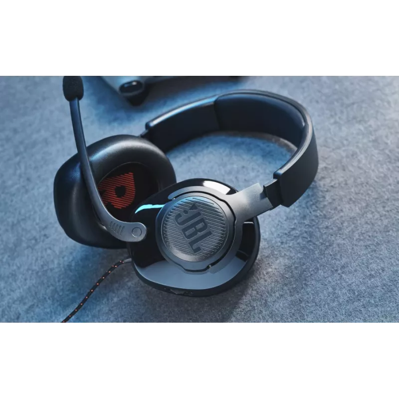 JBL Quantum 200 Must, juhtmega, 20 - 20000 Hz, mängimine, 248 g, kõrvaklapid, must