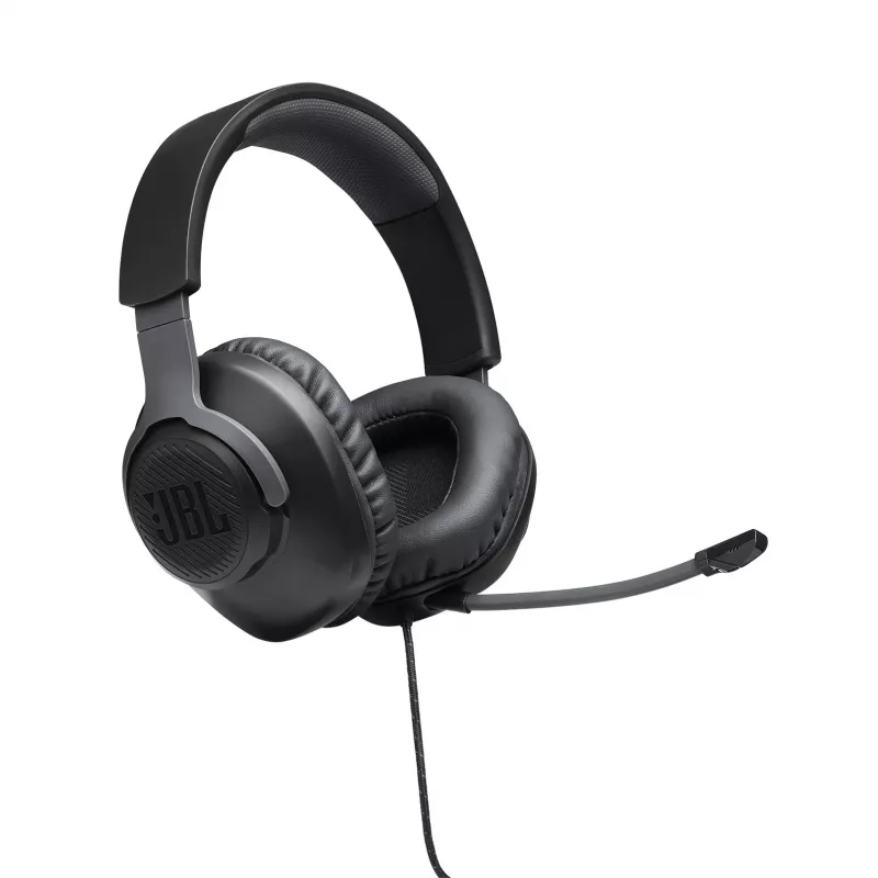 JBL Quantum 100 Must, juhtmega, mängimine, 20–20000 Hz, 216 g, kõrvaklapid, must