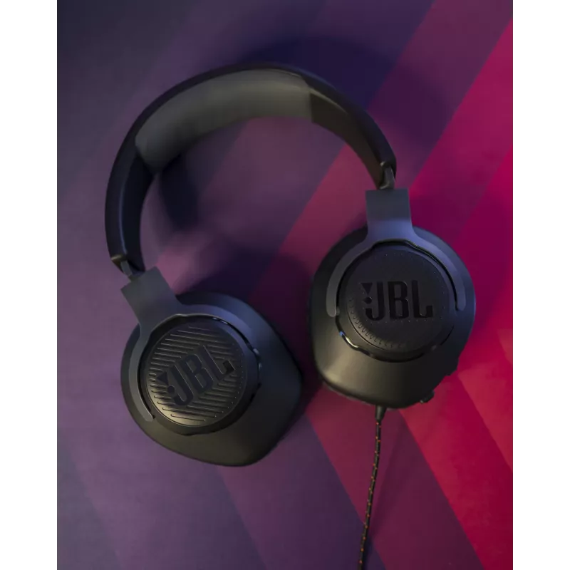 JBL Quantum 100 Must, juhtmega, mängimine, 20–20000 Hz, 216 g, kõrvaklapid, must
