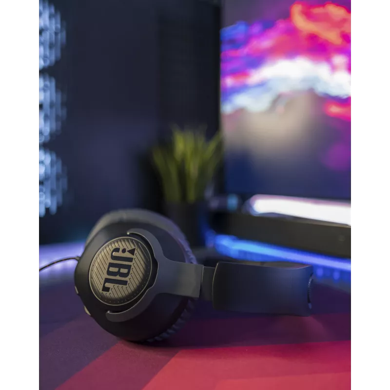 JBL Quantum 100 Must, juhtmega, mängimine, 20–20000 Hz, 216 g, kõrvaklapid, must