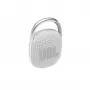 JBL CLIP 4 Valge, 1.0 kanalit, 38,1 cm (15 tolli), 4 cm, 3,81 cm (1,5 tolli), 4,7 cm, 5 W