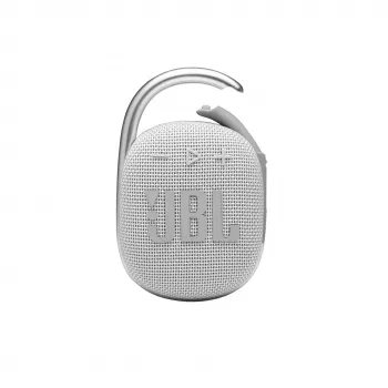 JBL CLIP 4 Valge, 1.0 kanalit, 38,1 cm (15 tolli), 4 cm, 3,81 cm (1,5 tolli), 4,7 cm, 5 W