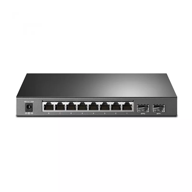 TP-Link JetStream 8-pordiline Gigabit nutikas PoE-lüliti 2 SFP-pesaga