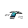 IP-konverentsitelefon Yealink CP960 — hõbedane, nupud ja puutejuhtimine, Micro-USB B ja USB-A, 338×338×74 mm
