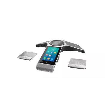 IP-konverentsitelefon Yealink CP960 — hõbedane, nupud ja puutejuhtimine, Micro-USB B ja USB-A, 338×338×74 mm