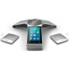 IP-konverentsitelefon Yealink CP960 — hõbedane, nupud ja puutejuhtimine, Micro-USB B ja USB-A, 338×338×74 mm