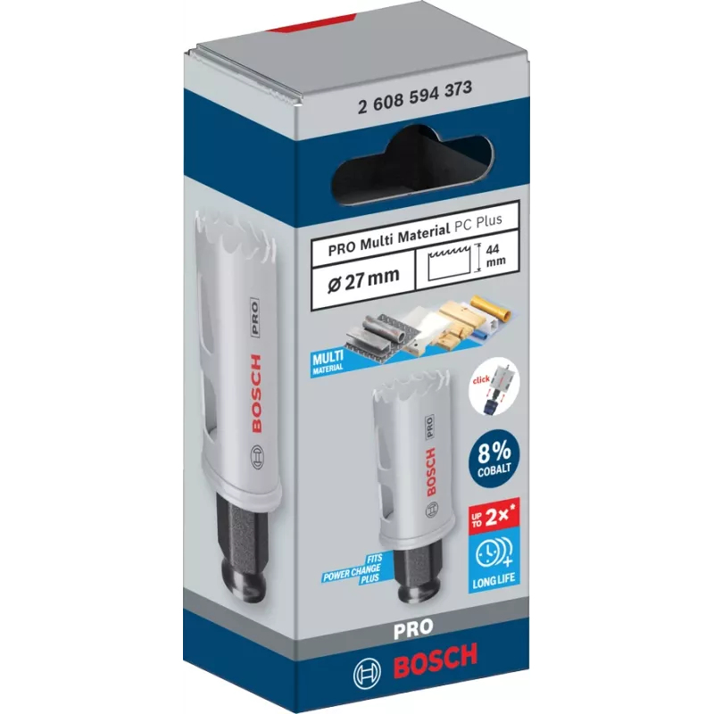 Augupuur Bosch PRO Multi Material PC Plus 44/27 mm — üksik, puurile, Ø27 mm